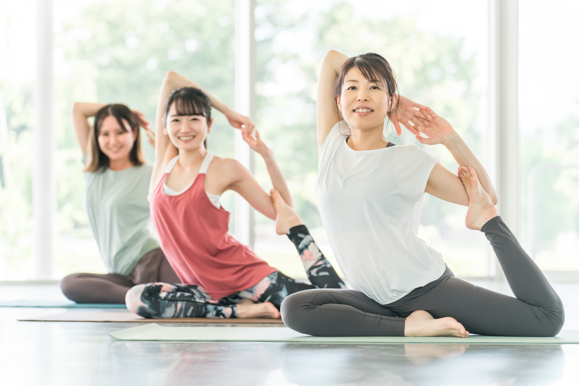 ヨガクラスの様子